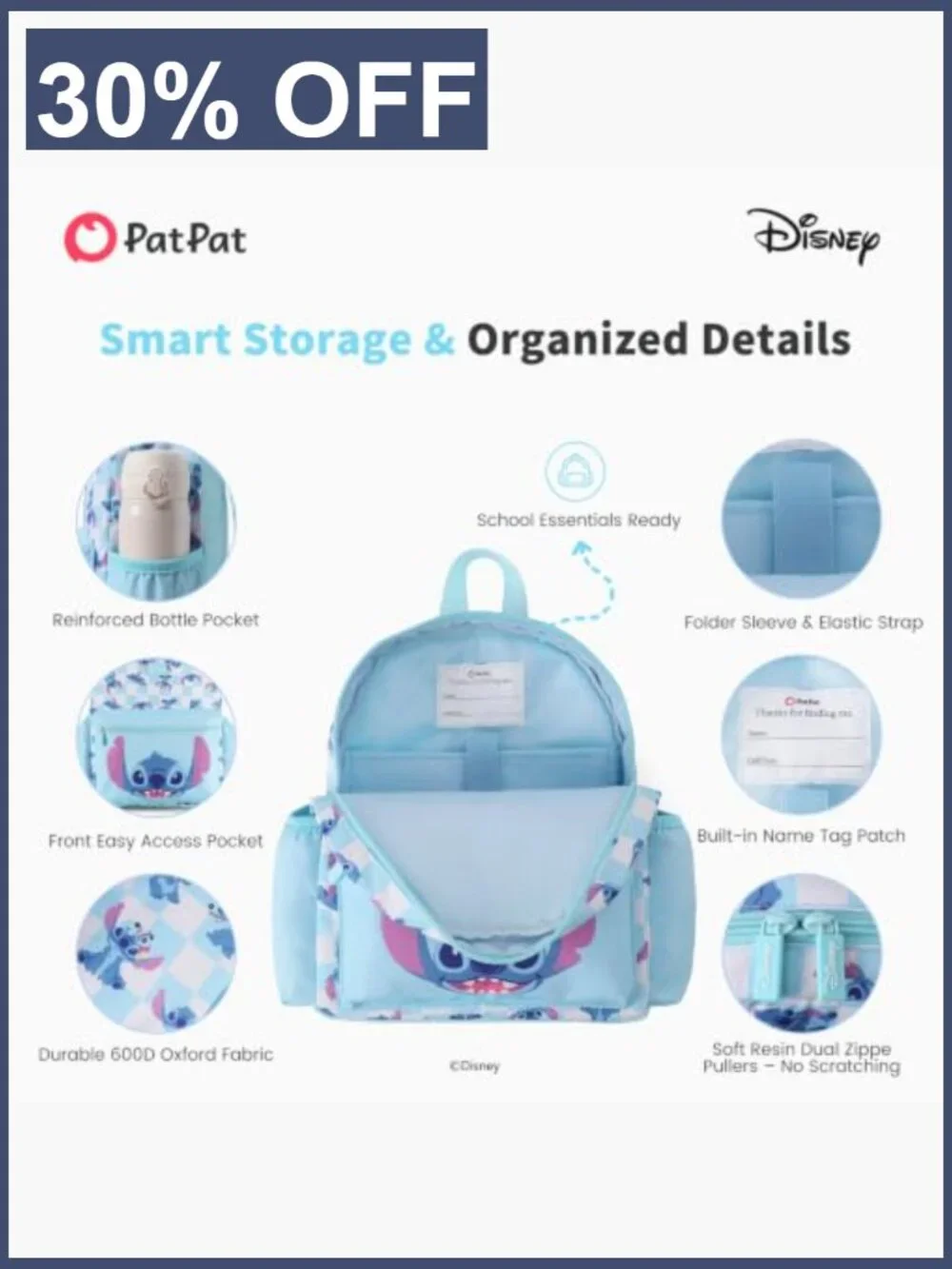 Disney Stitch Backpack 12